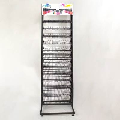 ชั้นวางโชว์ยาทาเล็บสำหรับร้านค้า 12 ชั้นชั้นเก็บของ