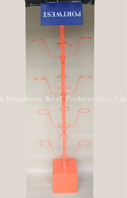 ชั้นวางหมวกสีส้ม HongChuang ชั้นวางหมวกนิรภัยพร้อม Ad TUV Approval