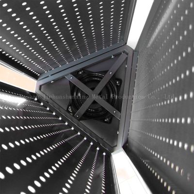 Stable L400mm W400mm ชั้นยืน Pegboard Spinner Rack 3 ด้าน