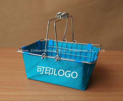 135mm ความสูง 285mm Modern Farmhouse Décor 's Market-Style Wire Basket for Bathroom,kicthen with handles,cloth bag