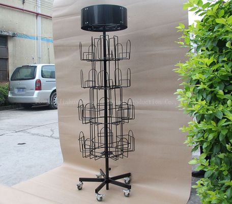 524 มม. ความยาว 1708 มม. ความสูงหมุนวรรณกรรมชั้นวางหนังสือปินเนอร์ 360 องศา