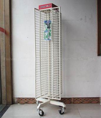 ถอดชั้นวางจอแสดงผลแบบหมุนได้ยาว 1650 มม. สูง 600 มม. ลวดสีขาว