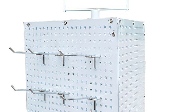 ความกว้าง 42 มม. ความสูง 165 มม. เครื่องประดับ Pegboard แสดง Roraring