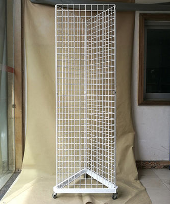 ชั้นเก็บอุปกรณ์กีฬา L650mm H1828mm สามด้านพร้อมล้อเลื่อน