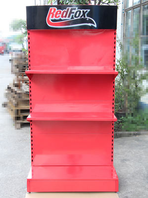 TUV สีแดงสดใสอนุมัติชั้นวางเครื่องมือ Pegboard, Peg Display Rack สำหรับร้านค้าปลีก