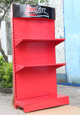 TUV สีแดงสดใสอนุมัติชั้นวางเครื่องมือ Pegboard, Peg Display Rack สำหรับร้านค้าปลีก