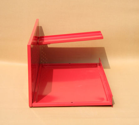 การเคลือบผิวด้วยไฟฟ้า HongChuang TUV Approval Pegboard Display Rack Mini Size