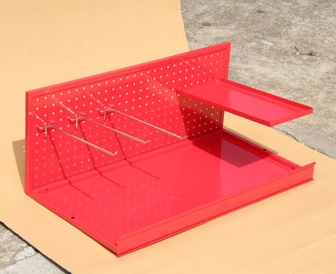 การเคลือบผิวด้วยไฟฟ้า HongChuang TUV Approval Pegboard Display Rack Mini Size