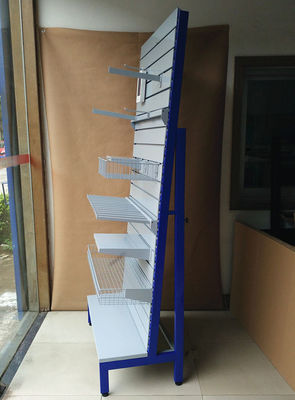 โลหะ 900 มม. กว้าง 450 มม. ความลึกชั้นวางแสดง Pegboard สำหรับเครื่องมือช่าง