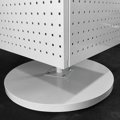 H1440mm W540mm Pegboard Display Rack, Countertop Pegboard Spinner Rack สี่ด้าน