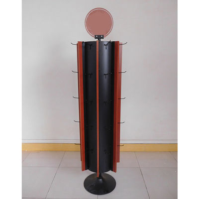 W350mm L350mm Rotating Display Rack, Rotating Retail Display สำหรับ Comic Card