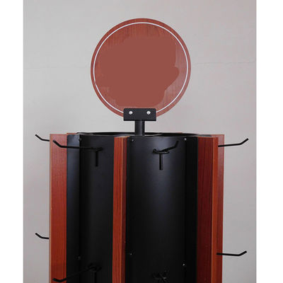 W350mm L350mm Rotating Display Rack, Rotating Retail Display สำหรับ Comic Card