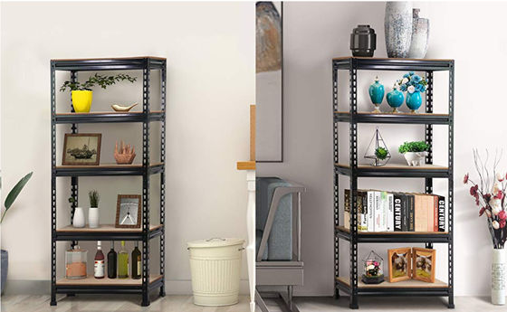 ทนทาน 5 ชั้นวางของชั้นวางของมุมองค์กรยูทิลิตี้อเนกประสงค์สำหรับ Home