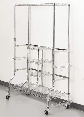 TUV Golf Equipment Organizer ชั้นวางลวดเหล็กสำหรับงานหนัก