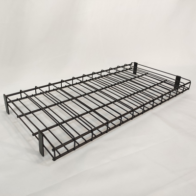 ชั้นวางของซุปเปอร์มาร์เก็ตสีดำพร้อมชั้นวางยาทาเล็บ PVC Board